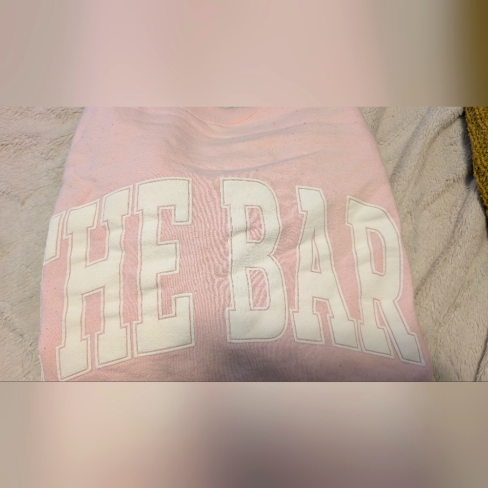 The BAR Pink Sweatshirt Sz XL
